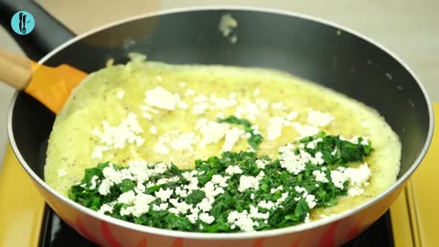 Healthy Spinach Omelette