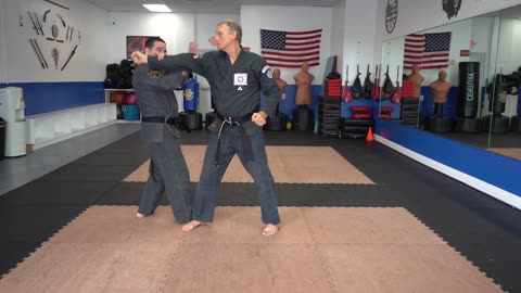 Correcting common errors executing the American Kenpo technique Dance of Darkness