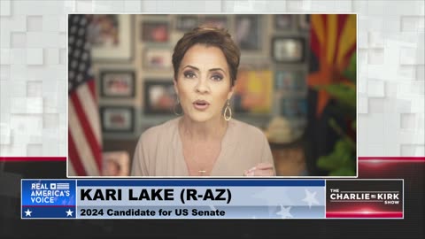 Charlie Kirk Asks Kari Lake if She Would Consider Being Trump's Vice President: Watch Her Response
