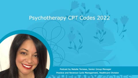 Psychotherapy CPT Codes 2022