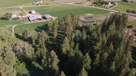 Village Hub Farm from the air May 31 2021
