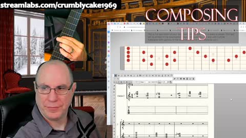 Composing for Classical Guitar Daily Tips: Playing Difficult Chords Quickly