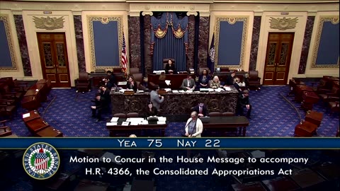 Senate passes spending bill, averts imminent shutdown