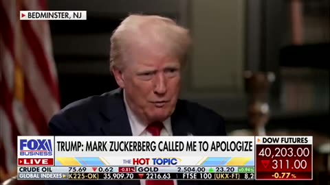 Trump talks about Mark Zuckerberg called about assassination attempt and censoring on facebook
