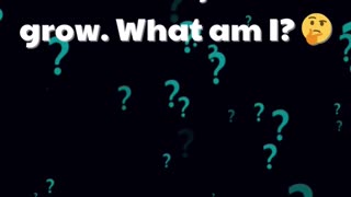 I'm not alive, but I can grow. What am I? 🤔