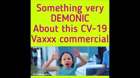 Very demonic 🐍 commercial for kids!!!🤦🏾‍♂️