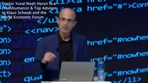 Dr. Yuval Noah Harari, Top Advisor to Klaus Schwab.