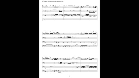 J.S. Bach - Well-Tempered Clavier: Part 1 - Fugue 09 (Bassoon Quartet)