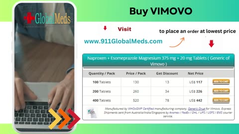 Ordering Pills Online - 911 Global Meds - Buy VIMOVO