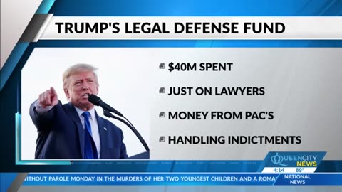 Trump political committee spends $40M on lawyers’ fees