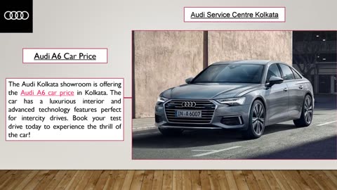 Audi A6 on Road Price