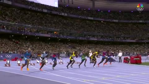 Analisando como Noah Lyles conquistou os 100m apesar do início lento | Olimpíadas de Paris |