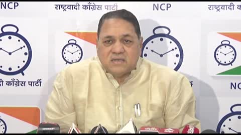 Home Minister Dilip Walse Patil spoke to reporters at NCP Bhavan, Mumbai.