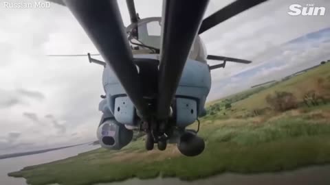 Russian combat helicopters 'hit Ukrainian hangar containing U.S. weapons'