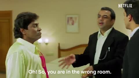 Chota Chattri Comedy Scene - Paresh Rawal VS Johnny Lever - Awara Paagal Deewana - Netflix India