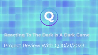 Reacting To The Dark Is A Dark Game 10/21/2023