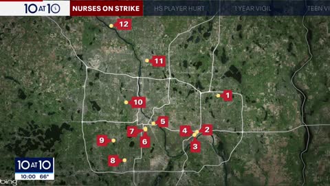 Minnesota Nurses Strike Day 1: Nurses picket across Twin Cities | FOX 9 KMSP