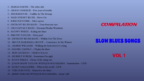 COMPILATION - SLOW BLUES SONGS - VOL 1