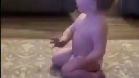 Adorable moment as a toddler "nailed it"