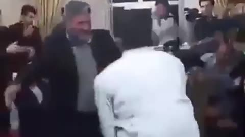Man Dances in Wedding Ceremony