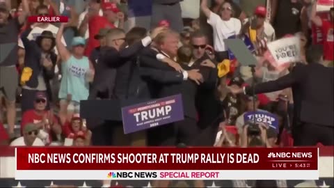 BREAKING- Shooter at Trump rally is confirmed dead, and one spectator is dead