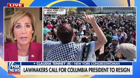 Columbia president facing bipartisan calls to resign over anti-Israel protests