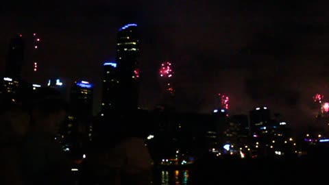 Goodbye 2016 Hello 2017 New Year's celebrations in Melbourne, Australia