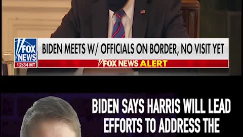 BIDEN ANNOUNCES HARRIS WILL LEAD EFFORTS TO ADDRESS THE BORDER CRISIS