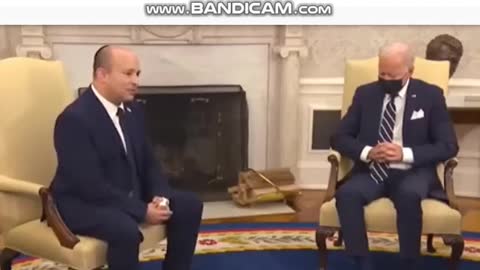 Biden sleeping during meeting with Israeli PM