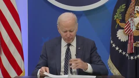 White House Cuts Audio as Biden Stares Bizarrely in Response to Questions