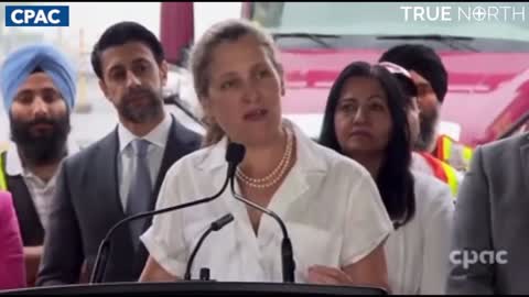 Chrystia Freeland on High Gas Prices - Supporting a False Climate Change Narrative