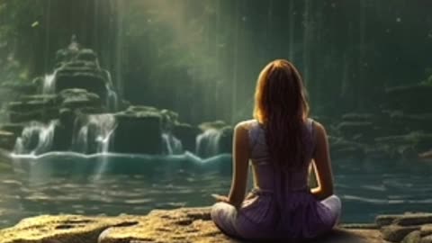 Girls' Yoga Meditation with Blissful Birdsong Relaxation