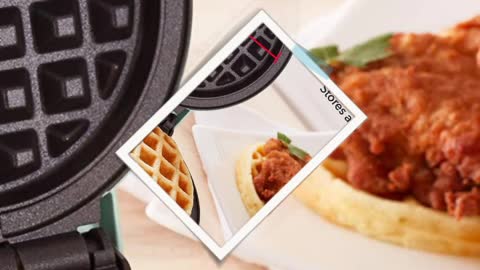 The Mini Waffle Maker Machine for Individual Waffles Paninis