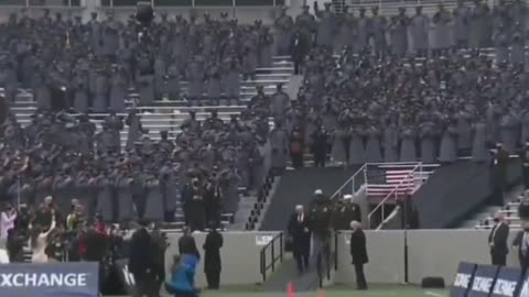 President Trump Introduced at Army Navy Football Game at West Point USMA
