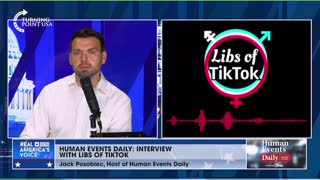 Jack Posobiec interviews Libs of TikTok about fake bomb threat to Boston Children's Hospital