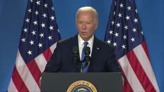 Biden's Big Boy Press Conference At NATO 75th Summit