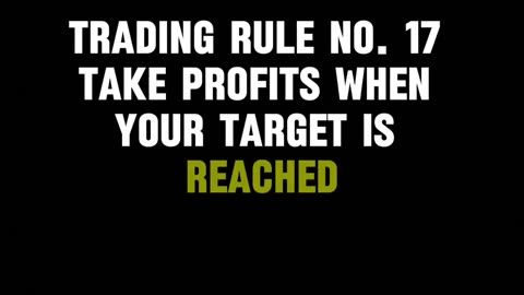 Trading Rule number 17