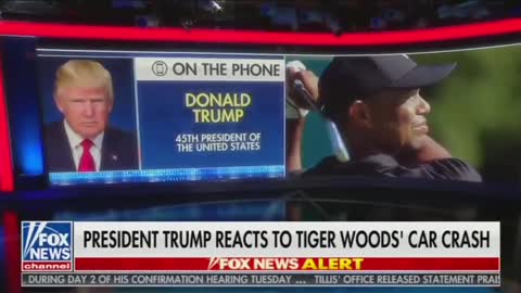 Trump discusses Tiger Woods on Fox News