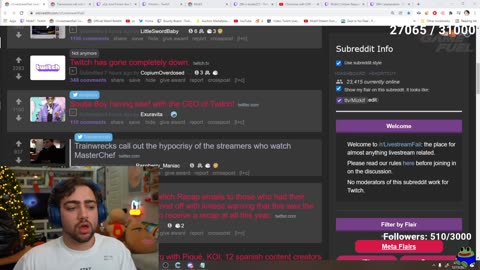 Mizkif Calls Out Trainwrecks For Unfollowing Him On Twitter...