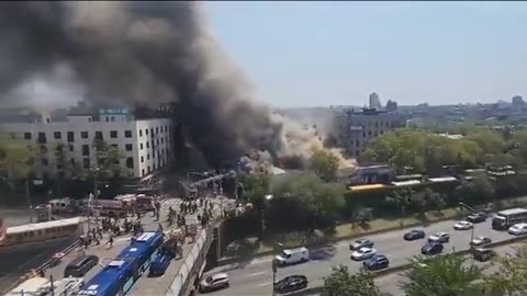 Multiple businesses have been destroyed in Brooklyn, New York due to a sudden fire