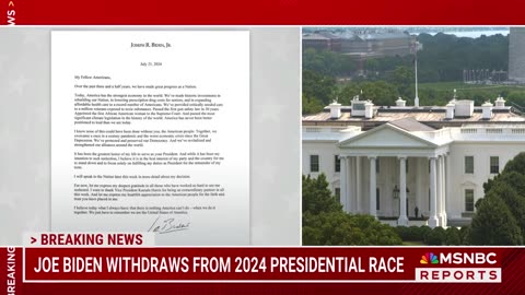 President Joe Biden announces his withdrawal from the 2024 presidential election| U.S. NEWS ✅