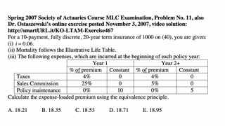 Exam LTAM exercise for November 8, 2021