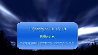 1 Corinthians 1:18, 19 narrated