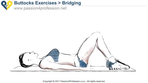 BEST Tone Buttocks exercise - Reduce buttocks and thighs with Bridging exercise