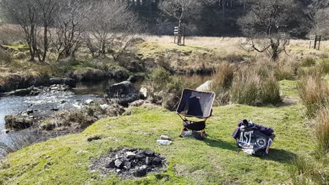 Position test .Before filming. The lavier microphone wasn't plugged in properly. Riverside vlog