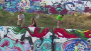 Graffiti Park in Austin Tx.