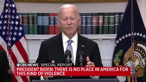 Watch- Biden delivers remarks on Trump assassination attempt - Special Report CBS News