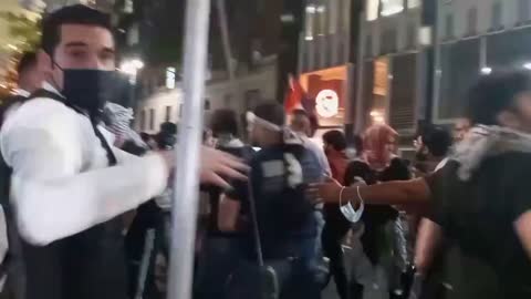 Biden's America: Pro-Palestinian Mob Attacks Pro-Israel Diners in NYC