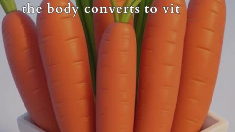 Carrots 🥕 See in the Dark & More! Unleash Carrot's Vitamin A & Antioxidant Power. #OrangeRevolution