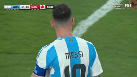 ARG VS CAN 2-0 Copa America 2024 Semi Final